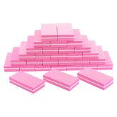 Diesisa buffer block nail file pink front view for on the go manicures