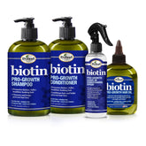 Difeel Biotin Pro-Growth Shampoo bottle showing strengthening cleanse for hair care