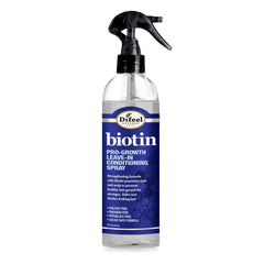 Difeel Pro-Growth Biotin Leave-In Spray Bottle ready for use demonstrates packaging