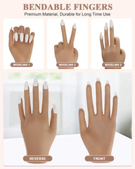 Difenni practice hand adjustable stand enables precise positioning.