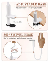 Difenni nail tip-locking design prevents tips from detaching.