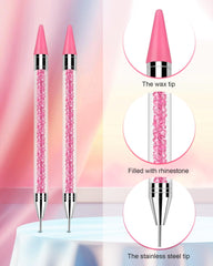 Difenni replaceable pink wax tips enable continuous gem picking.