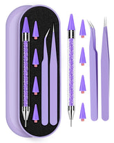 Difenni rhinestone applicator for precise gem placement on nails