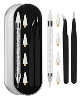 Difenni rhinestone picker set arranged in a sleek box for easy storage and travel.