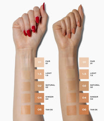 Diffusion Dew Skin Tint texture blur smooths pores