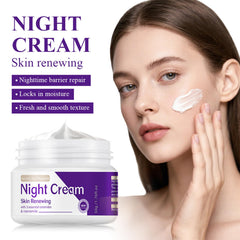 Textura ligera de DIKAYI para absorción rápida durante la rutina nocturna.