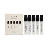 DIME Beauty Perfume Sampler packaging for gifting and travel.
