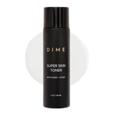 DIME Beauty Super Skin Toner bottle showcases alcohol-free hydration for pores.