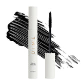 DIME Beauty Volume Mascara bottle close-up highlighting a clean, smudge-resistant formula for daily wear.