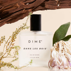 DIME Dans Les Bois box packaging showcases sustainable branding and premium presentation