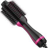 Dimecano hair dryer brush in oval shape smooths and adds volume.