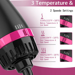 Dimecano brush with tufted bristles for smooth styling.
