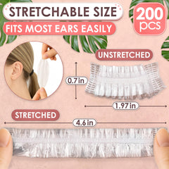DIMROM waterproof ear cover shields ears from splashes.