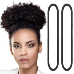 Ligas elásticas Dingion extra largas para cabello grueso ofrecen sujeción estable.