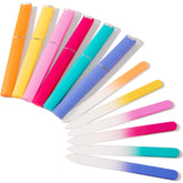 Diodiva pink glass nail file for smooth shaping and gentle manicure