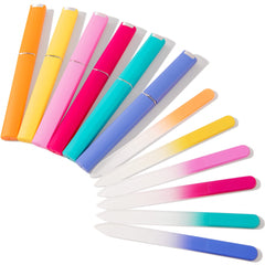 Diodiva pink glass nail file for smooth shaping and gentle manicure
