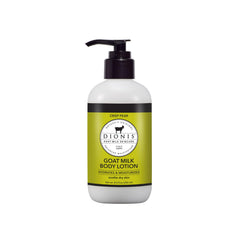 Dionis Leche de Cabra: crema corporal, textura cremosa para hidratación suave.
