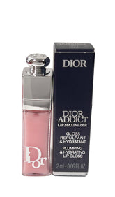 Dior Addict Lip Maximizer Pink mini tube close-up for quick touch-ups.