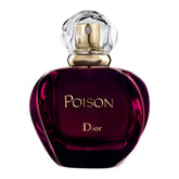 Dior Poison eau de toilette bottle close-up highlighting amber and honey notes for evening wear