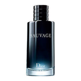 Dior Sauvage bottle front view, highlighting classic design for daily wear