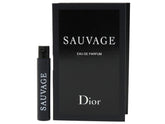 Dior Sauvage sample vial 1ml for travel testing and quick scent checks.