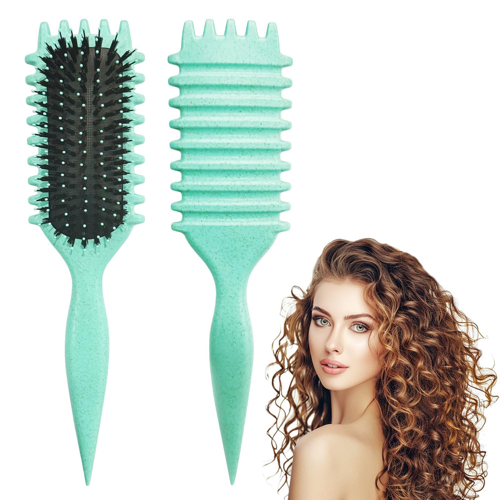 DiorSun Curly Hair Brush main view showing ergonomic design for smooth styling.
