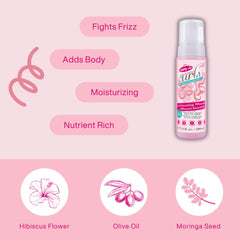 Dippity Do: mousse con hibisco y aceite de oliva para hidratación de rizos