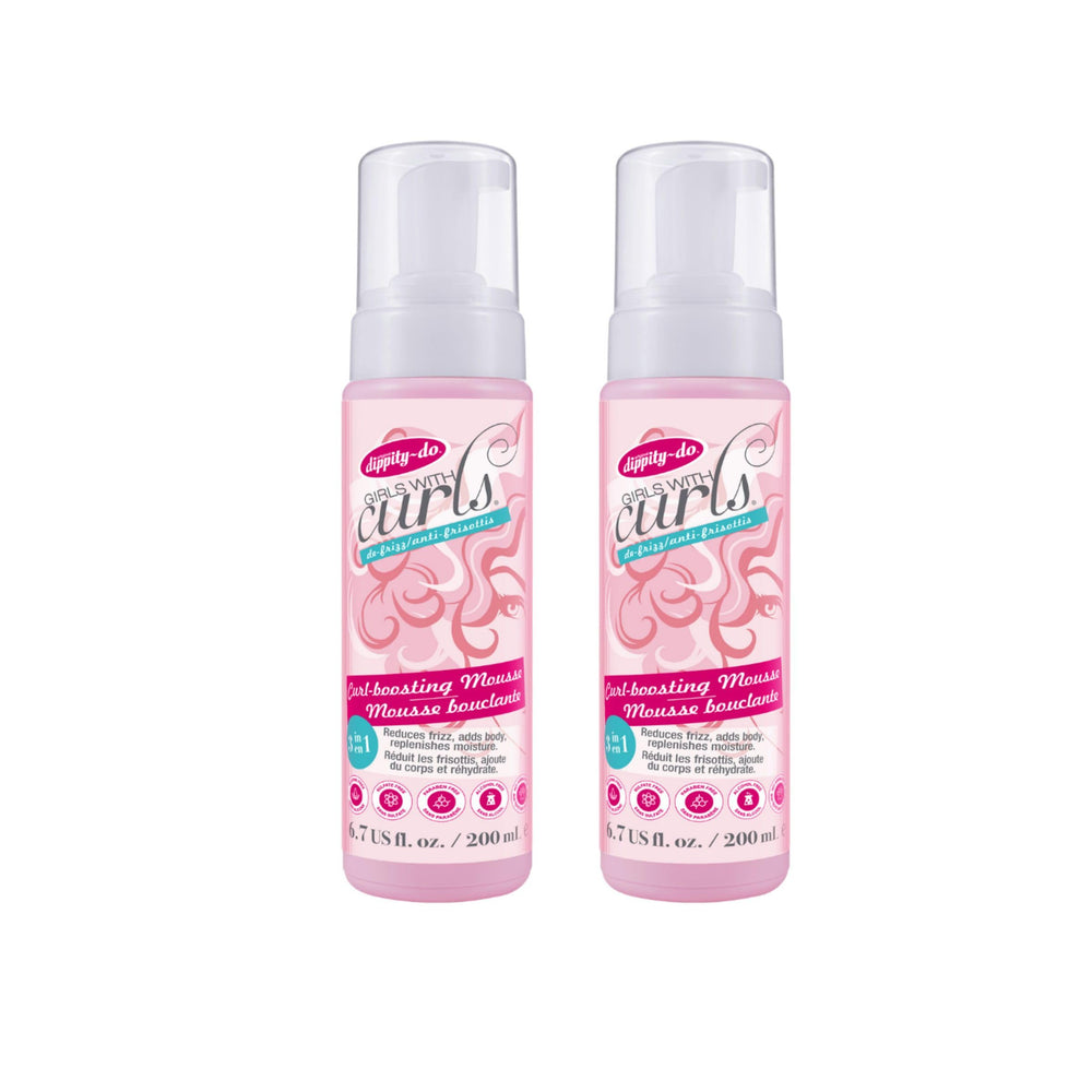 Dippity Do Girls With Curls mousse espumoso 3 en 1 para definir rizos