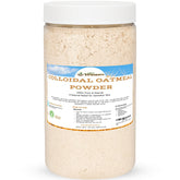 Dirty Treasures Colloidal Oatmeal Bath packaging shows fragrance-free, gentle care for sensitive skin