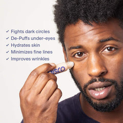Disco anti-aging eye stick balm for daily refreshing use.