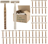 Disposable razors bulk packaging showcasing eco-friendly bulk kit for households.