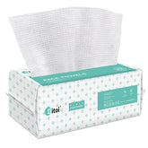 Ditoi disposable face towels in package showcasing soft, thick texture for everyday cleansing.