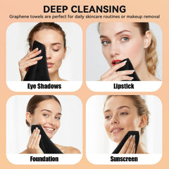 Toallas faciales Ditoi negras en tamaño XL para cobertura total del rostro.