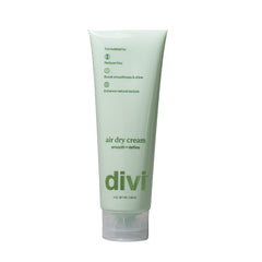 Divi Air Dry Styling Cream bottle pump for quick, mess-free application.