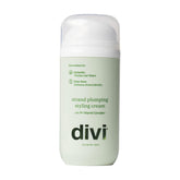 divi Strand Styling Cream bottle front shows lift and a lightweight feel