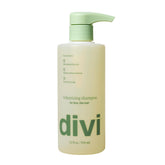 Divi Volumizing Shampoo bottle front, ideal for adding body to fine hair.
