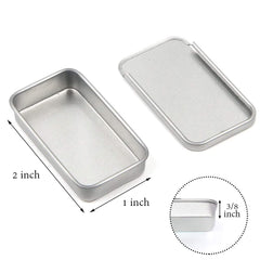diy-supply latas deslizables para dulces, empaque compacto para llevar