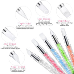 DIYCICO nail art sculpture pen close-up highlighting versatile shaping