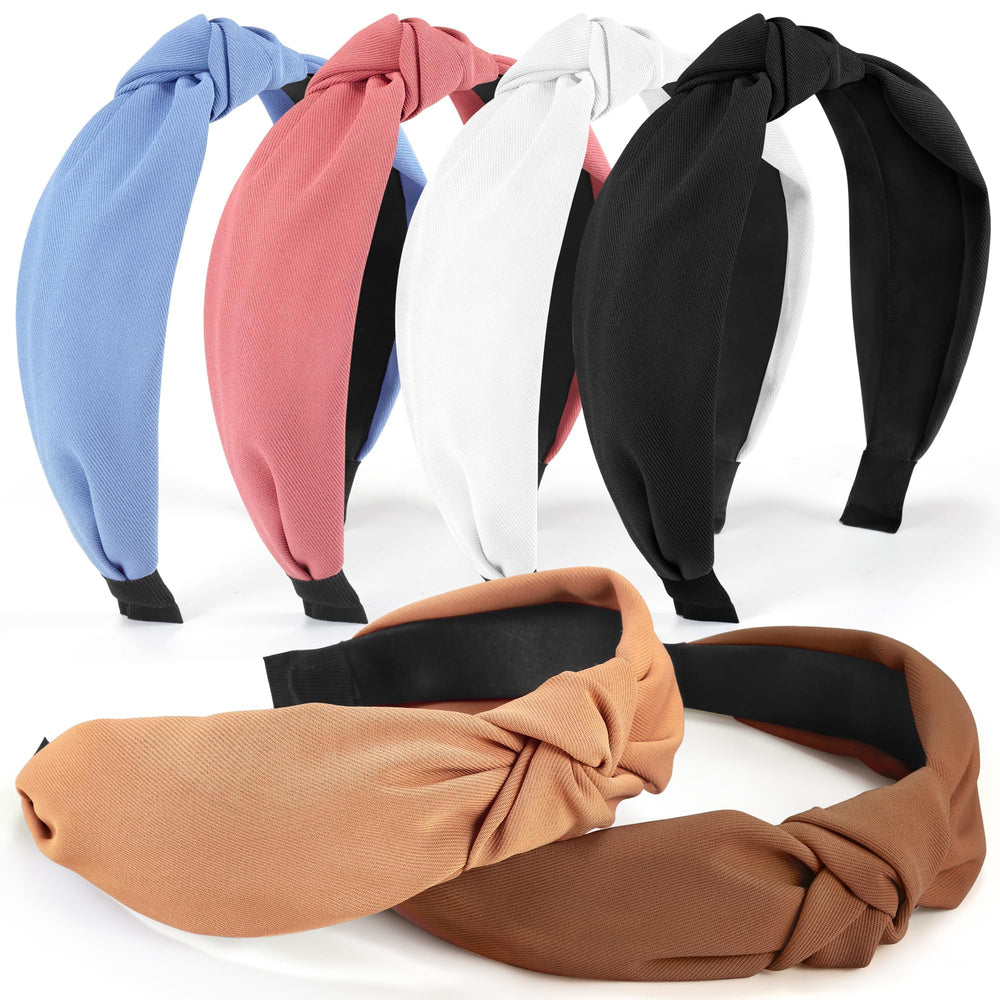 Diadema DiyJibb con nudo top en color vibrante para comodidad diaria.