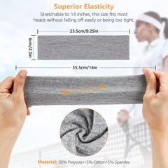 DiyJibb headbands soft cotton close-up emphasizes breathable comfort