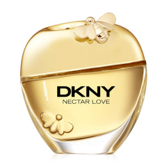 DKNY Nectar Love packaging close-up highlighting honeycomb and neroli details