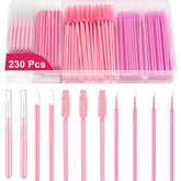 DLUGOPIS pink brow lamination kit box keeps tools organized for travel