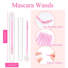 Dming diamond wand in pink sequin tube adds stylish portable appeal