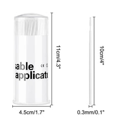 Dming microswab for nail-art-cleaning cleans tiny spaces without shedding fibers.