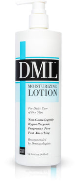 Loción Hidratante DML: botella 16 oz para hidratación diaria rápida.
