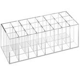 Dmopipp lipstick organizer 24-slot display keeps lipsticks neatly visible and accessible.