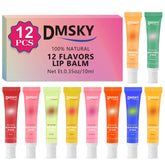 Dmsky lip gloss bulk 12-pack tubes for easy application and shine.
