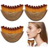 DMwespe 3-pack lymphatic contour brush set for precise facial contouring and gentle massage.
