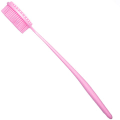 DNC mango largo ergonómico rosa facilita alcance de la espalda.