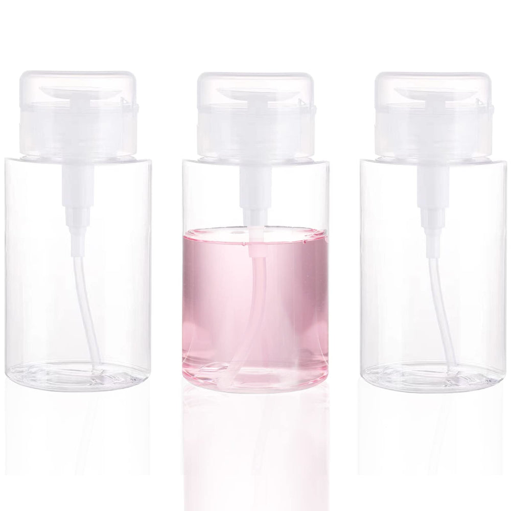 DNSEN 3-pack push-down dispenser bottles for easy refills